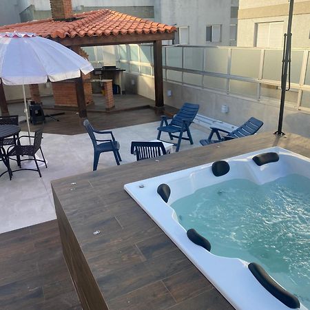 Cobertura Guaruja Apto Com Jacuzzi E Churrasqueira Exteriér fotografie