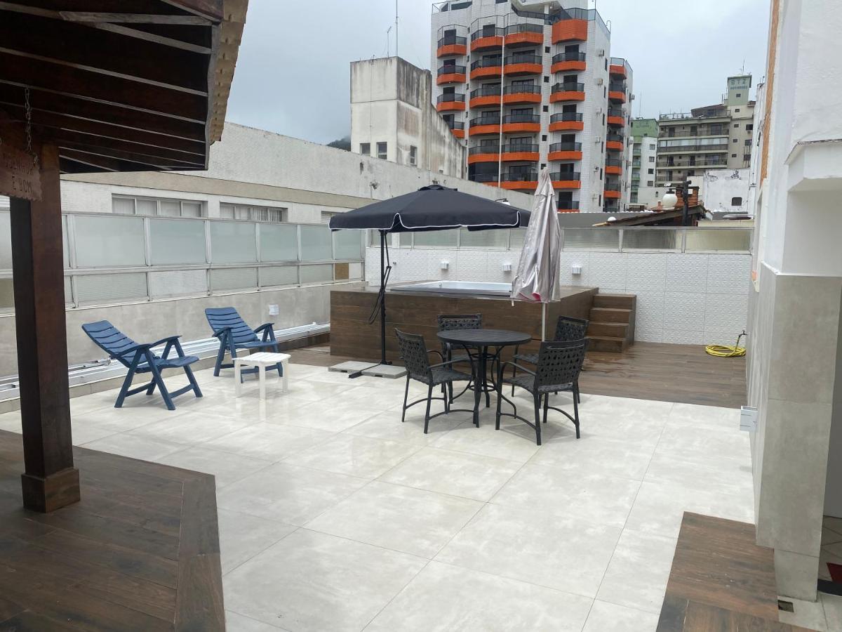 Cobertura Guaruja Apto Com Jacuzzi E Churrasqueira Exteriér fotografie