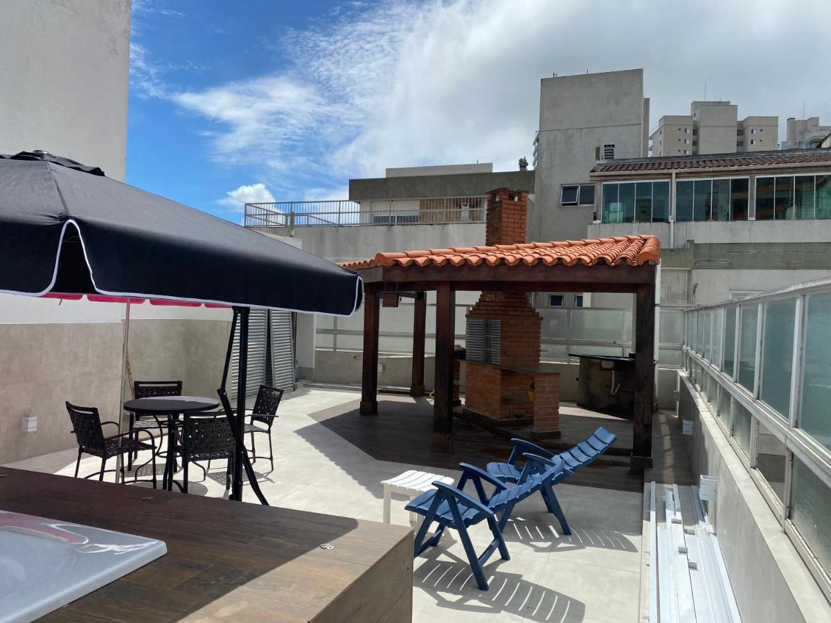 Cobertura Guaruja Apto Com Jacuzzi E Churrasqueira Exteriér fotografie